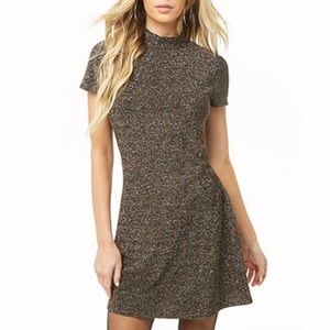 Forever 21 metallic knit dress